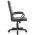 AUTRONIC KA-L608 GREY2 Kancelářská židle, černý plast, šedá látka, kolečka pro tvrdé podlahy