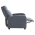 KONDELA Relaxačné kreslo, sivá, KRESO NEW