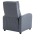 KONDELA Relaxačné kreslo, sivá, KRESO NEW