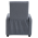 KONDELA Relaxačné kreslo, sivá, KRESO NEW