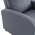 KONDELA Relaxačné kreslo, sivá, KRESO NEW