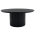 KONDELA Konferenčný stolík, čierna, priemer 80 cm, MAHIR TYP 2